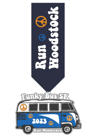 woodstock 2022 funky bus medal